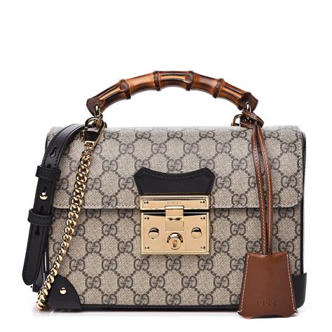 gucci padlock supreme shoulder bag|gucci padlock bag small.